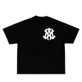 AMIE BLACK/WHITE BOX FIT T-SHIRT